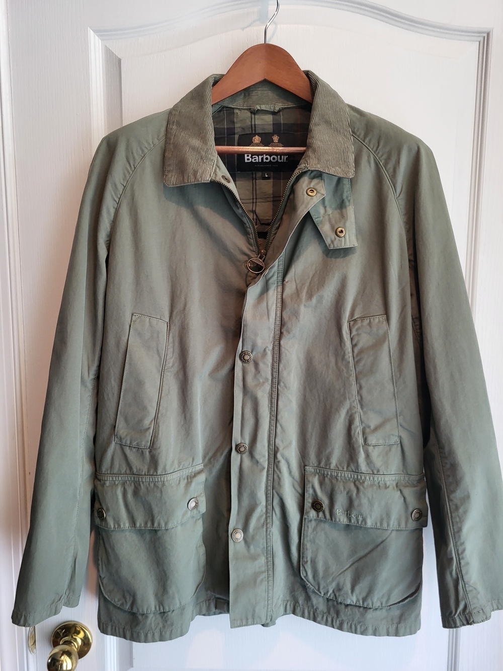 Barbour Ashby Casual Jacket - Olive Green